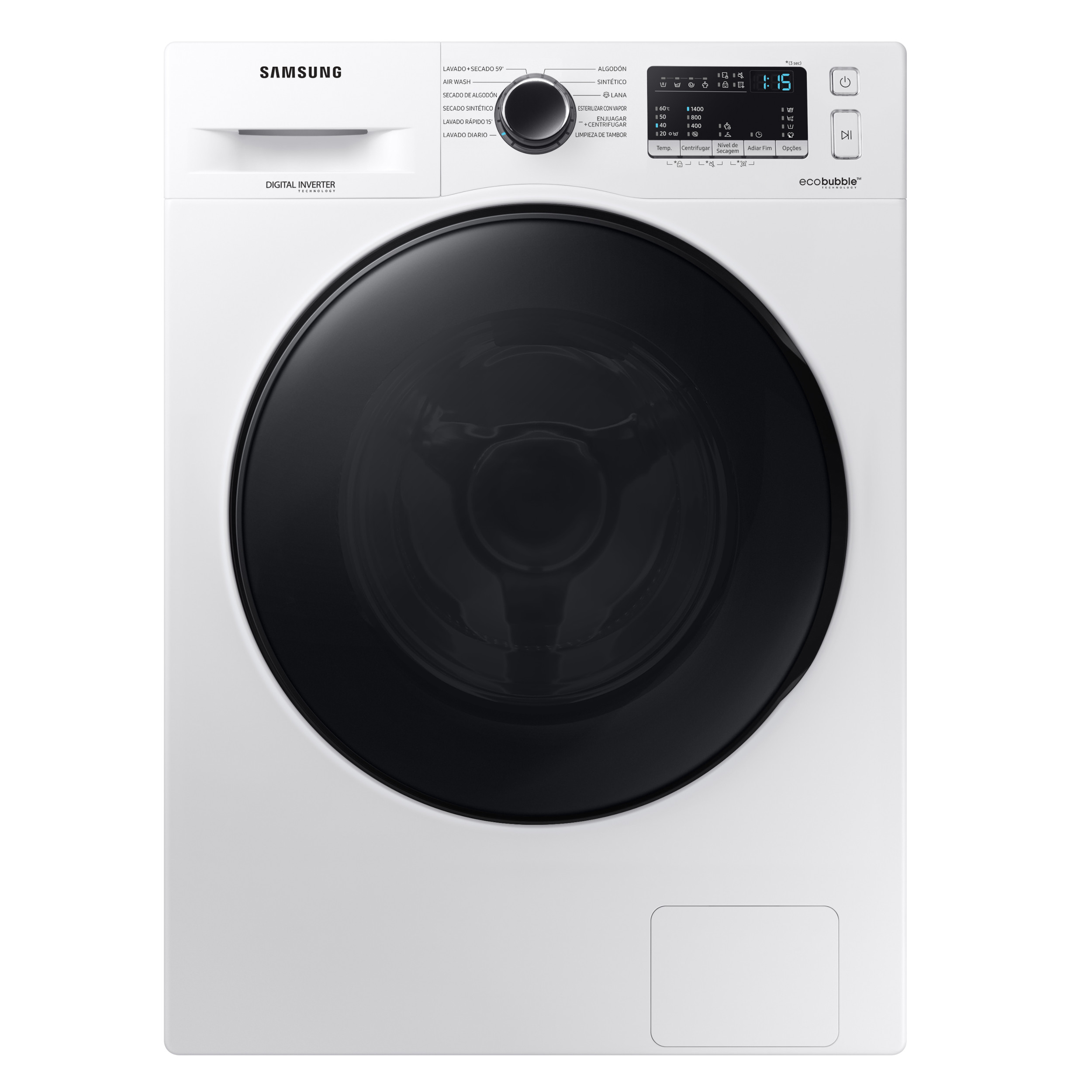 Lavasecarropas Samsung Carga Frontal 9,5/6 Kg WD95A4453BW