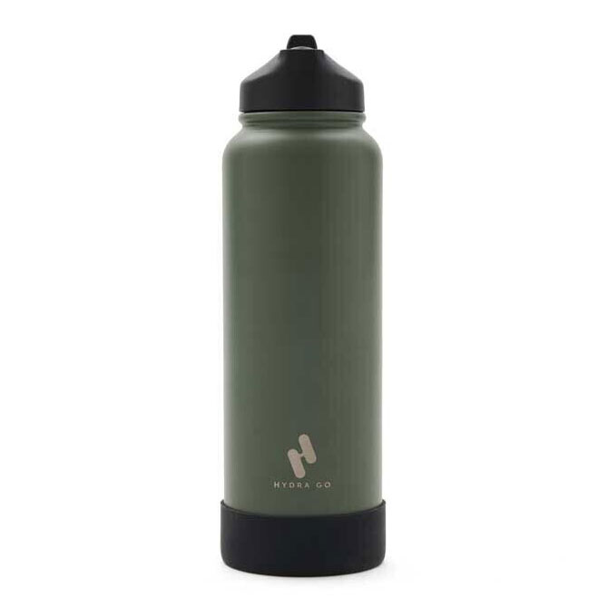 Botella Hydra Go 750ml Acero Inoxidable Verde Militar