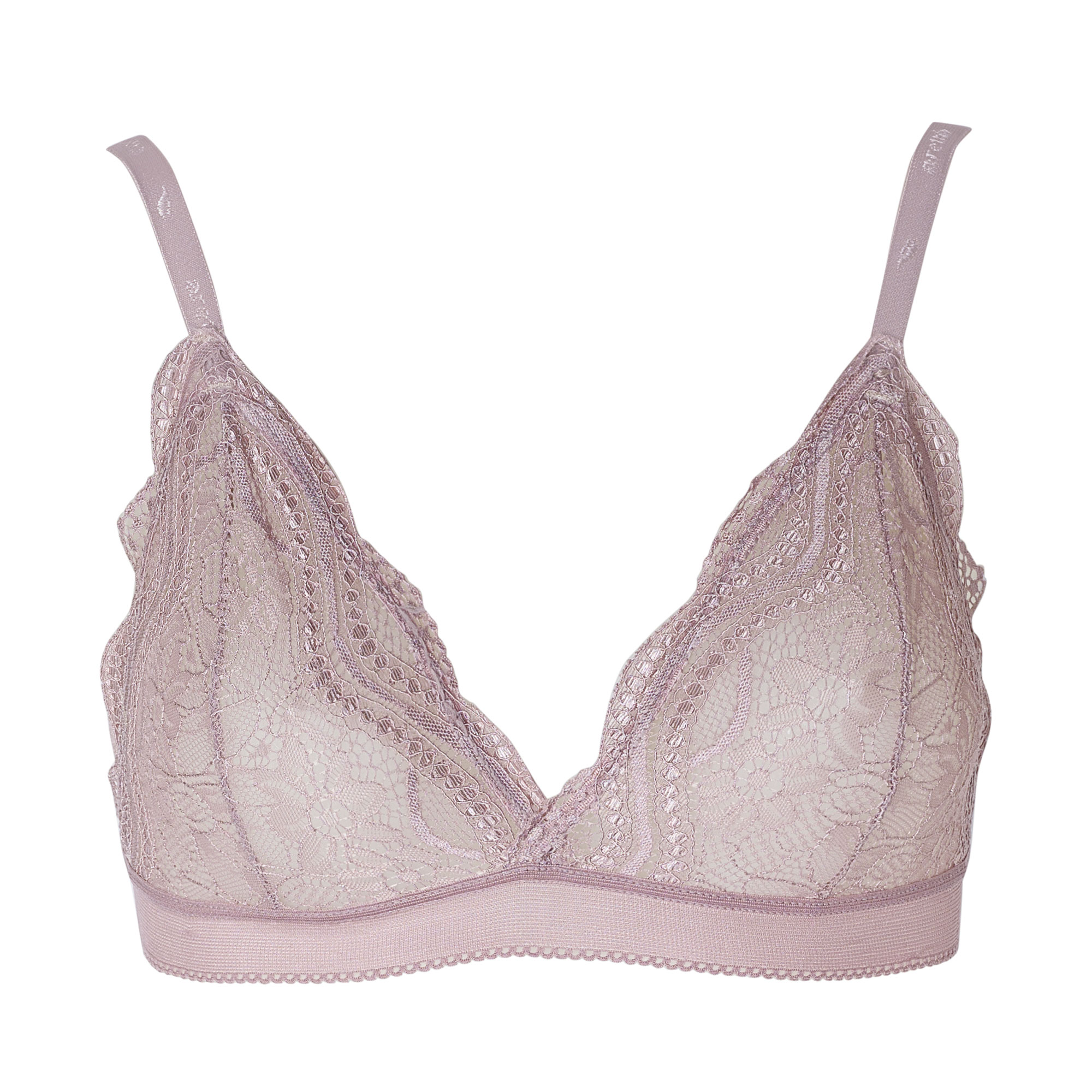 Corpiño Mujer de Encaje Aretha Rosa Gold Talle 95