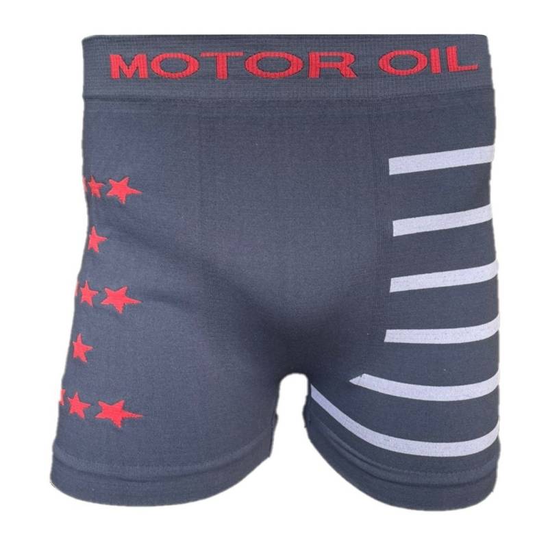 Boxer Hombre Motor Oil Estrella Talle M-XL