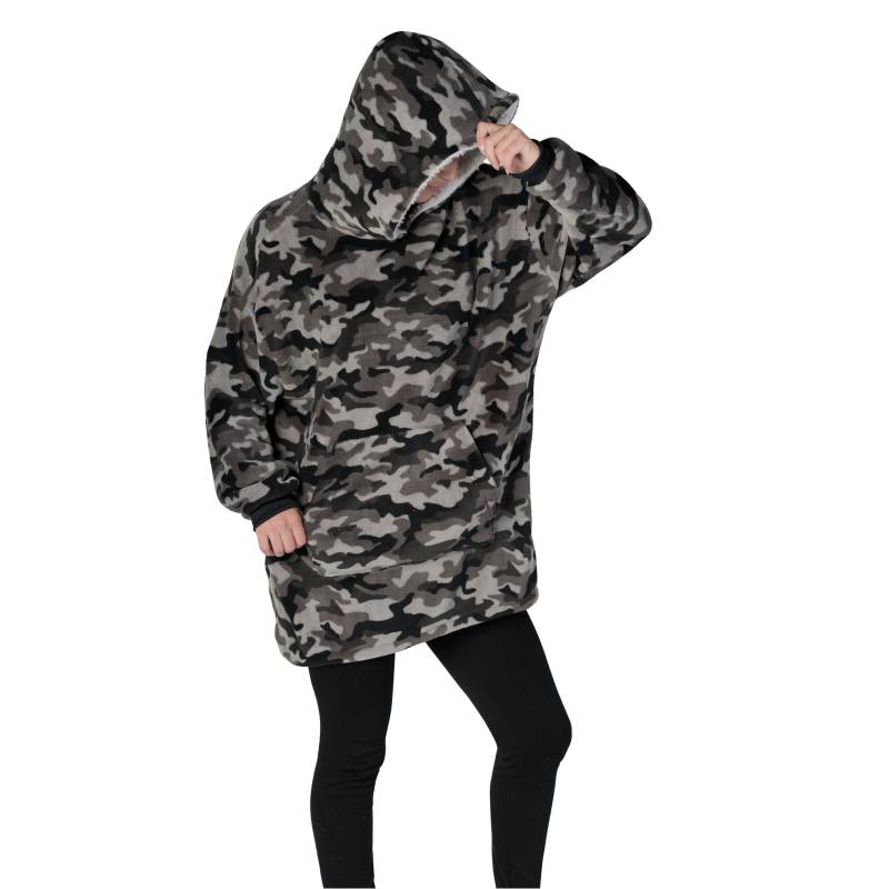 Poncho Niño Maskotas Peluche Con Capucha Talle 6-14