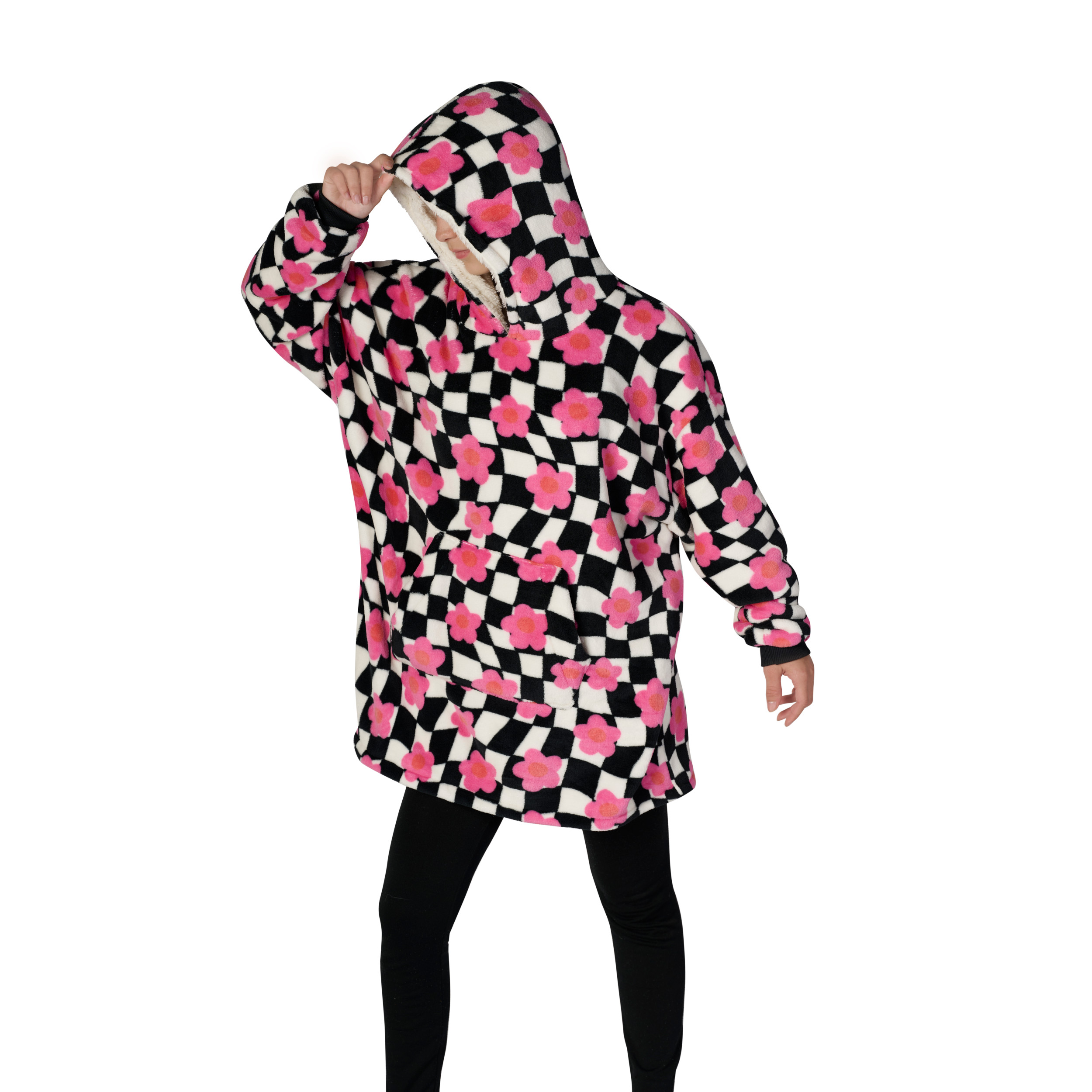 Poncho Niña Maskotas Peluche Con Capucha Talle 6-14