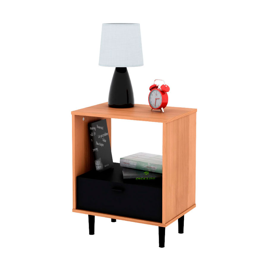 Mesa de Luz Centro Estant Granada Negro