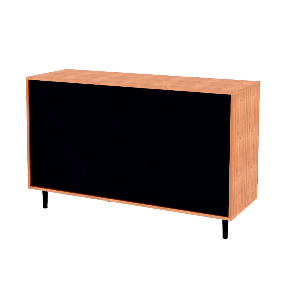 Cómoda Centro Estant Mallorca Negro