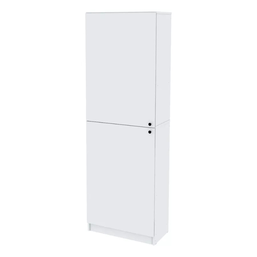 Organizador Centro Estant 5 Estantes 2 Puertas Blanco