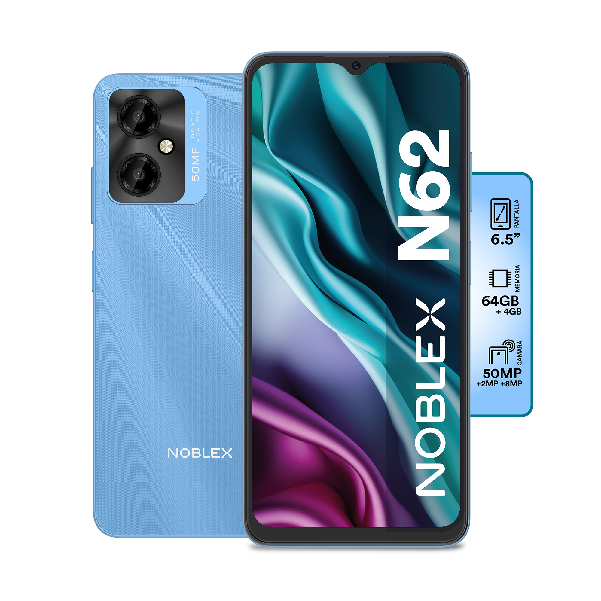 Celular Noblex N62 64GB Azul