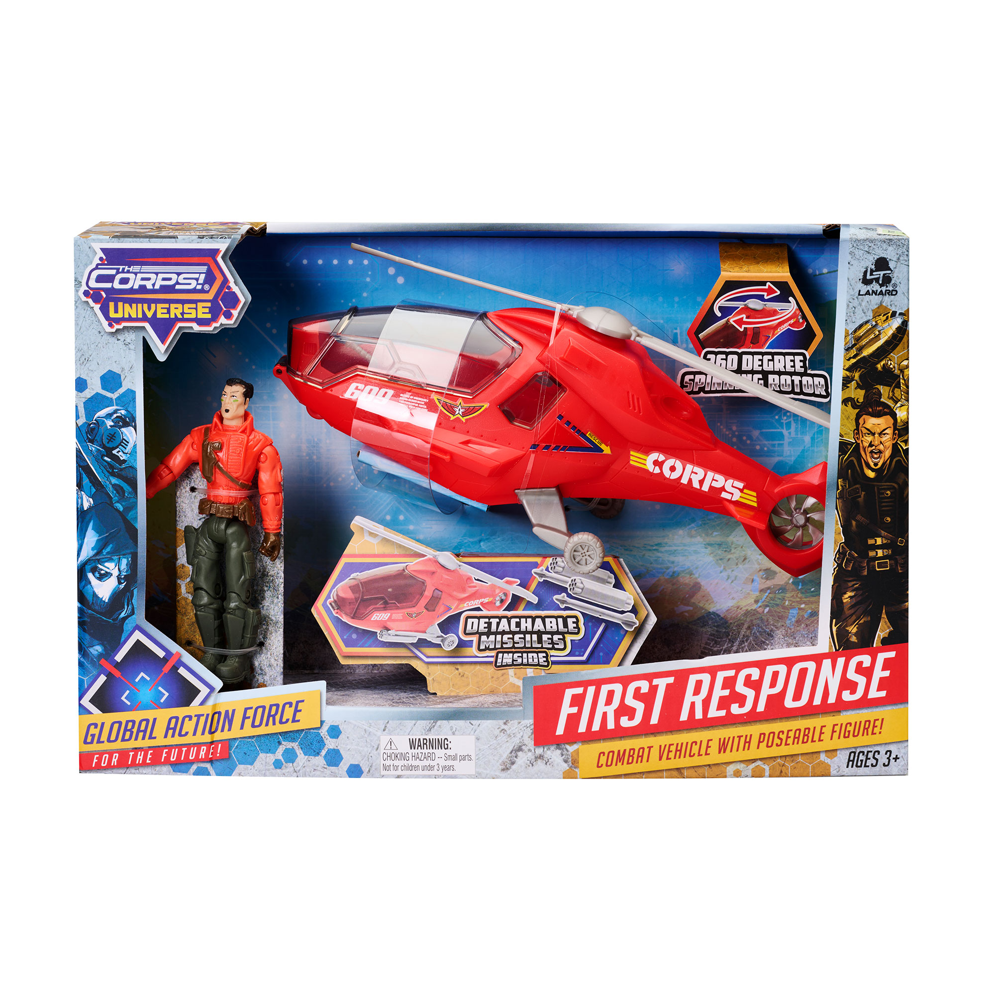 Helicóptero 1St Response + Soldado