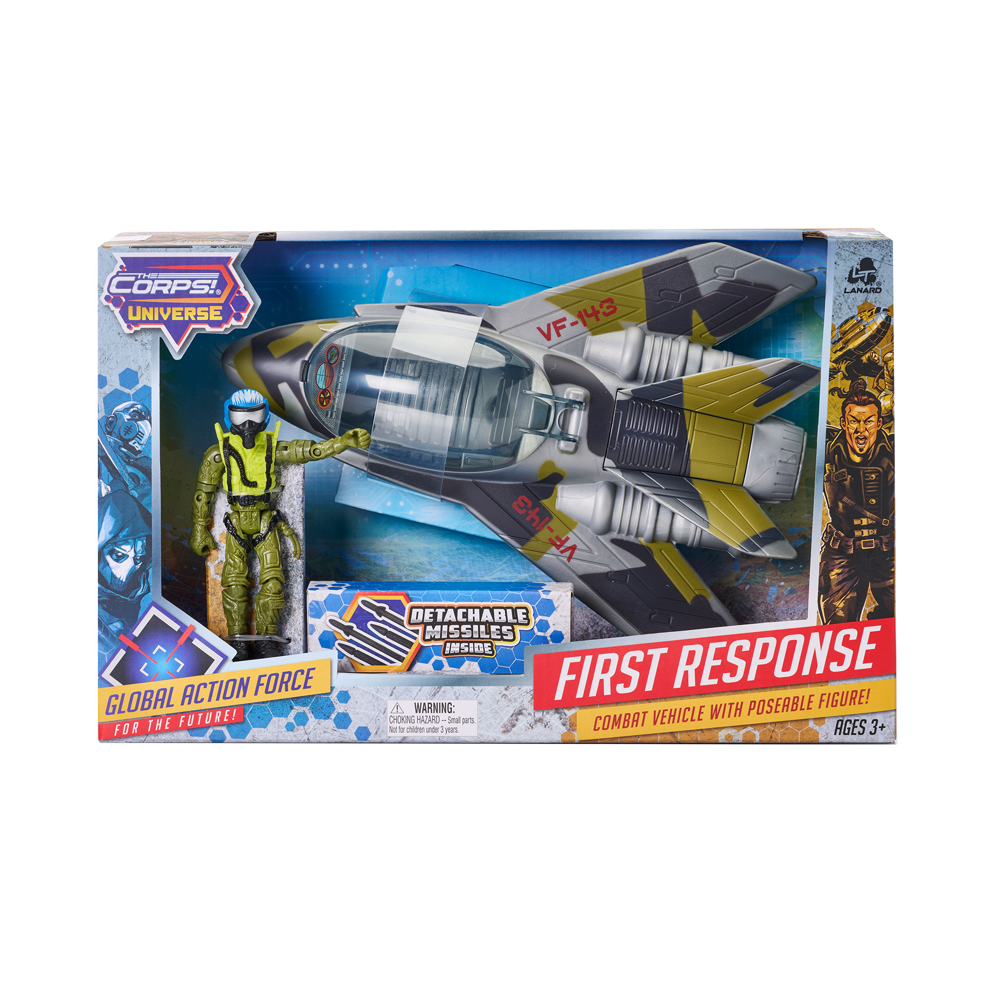 Avión 1St Response + Soldado