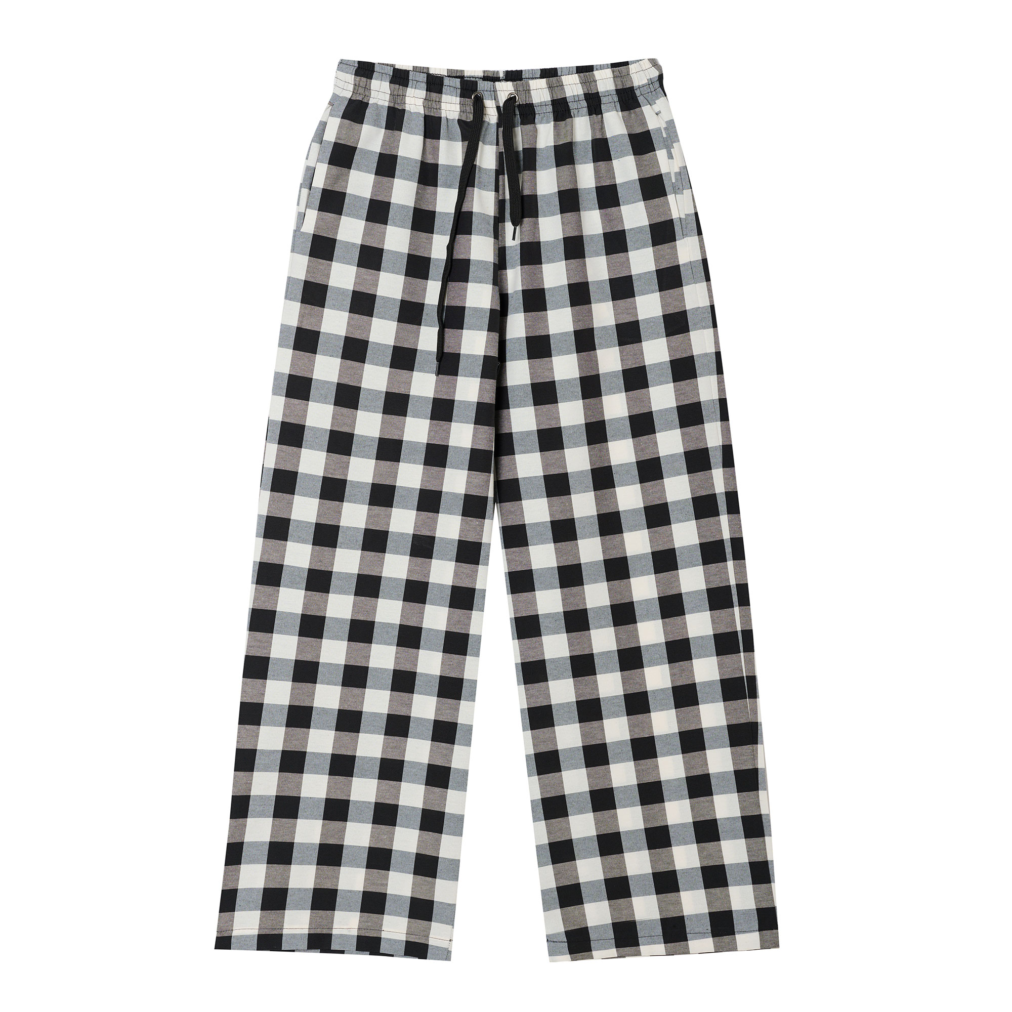 Pantalón Mujer Nordico Ancho a Cuadros Talle 40-46