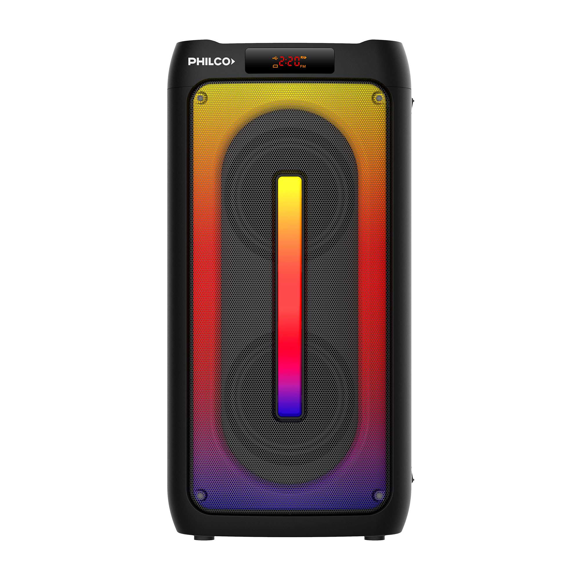 Parlante Portátil Bluetooth Philco Party 800W Negro