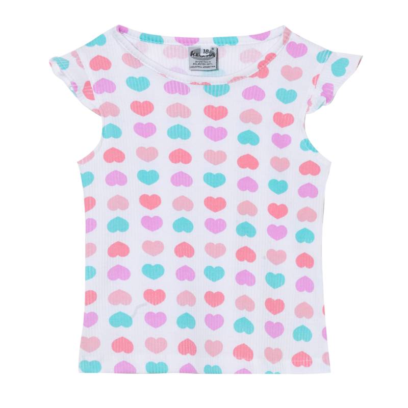 Remera Beba Keoma sin Mangas Estampada Talle 12-36