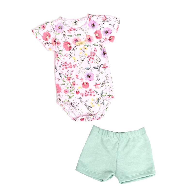 Conjunto Body y Short Beba Yaby Talle 0-18
