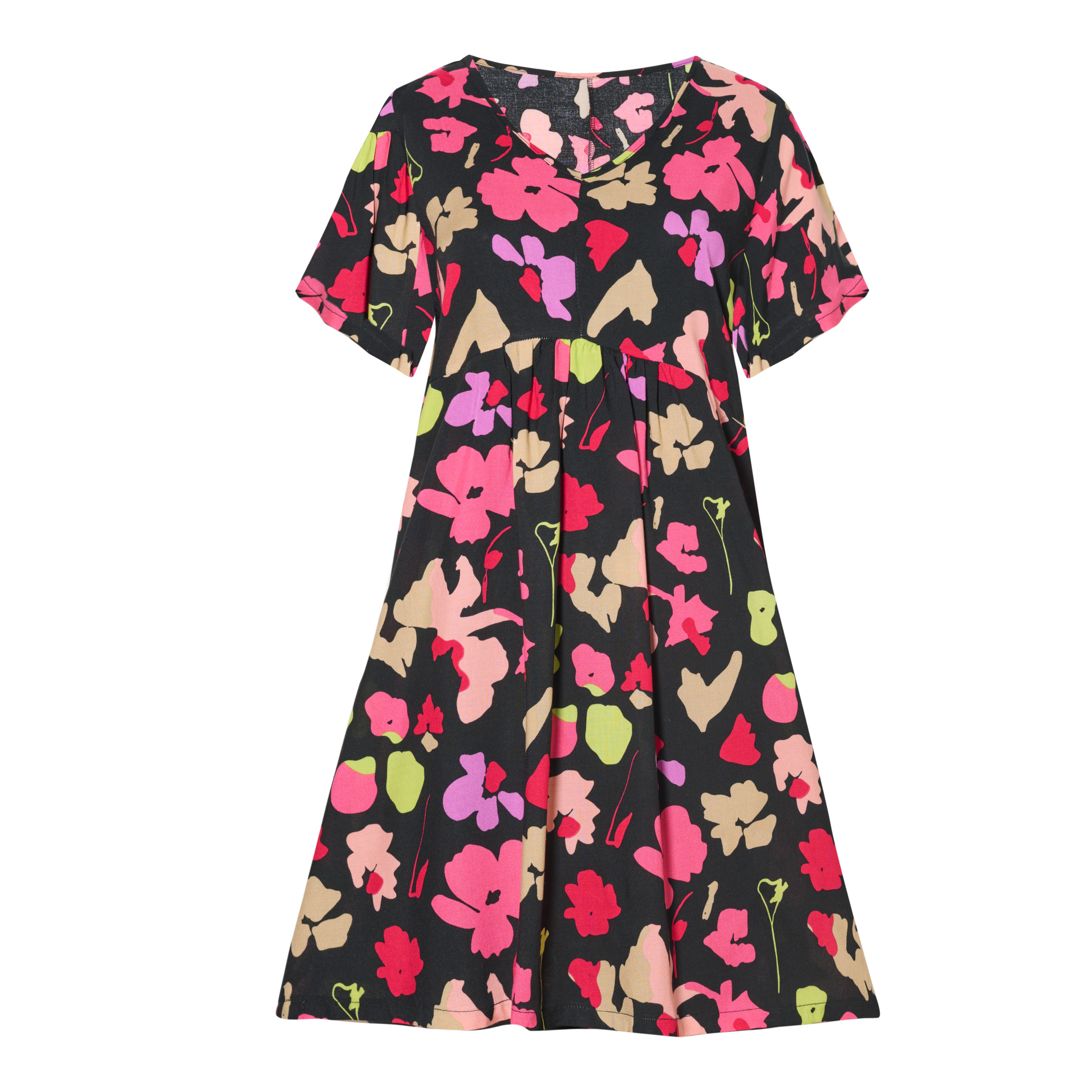 Vestido Mujer Lady First Con Frunce Talle 42-48