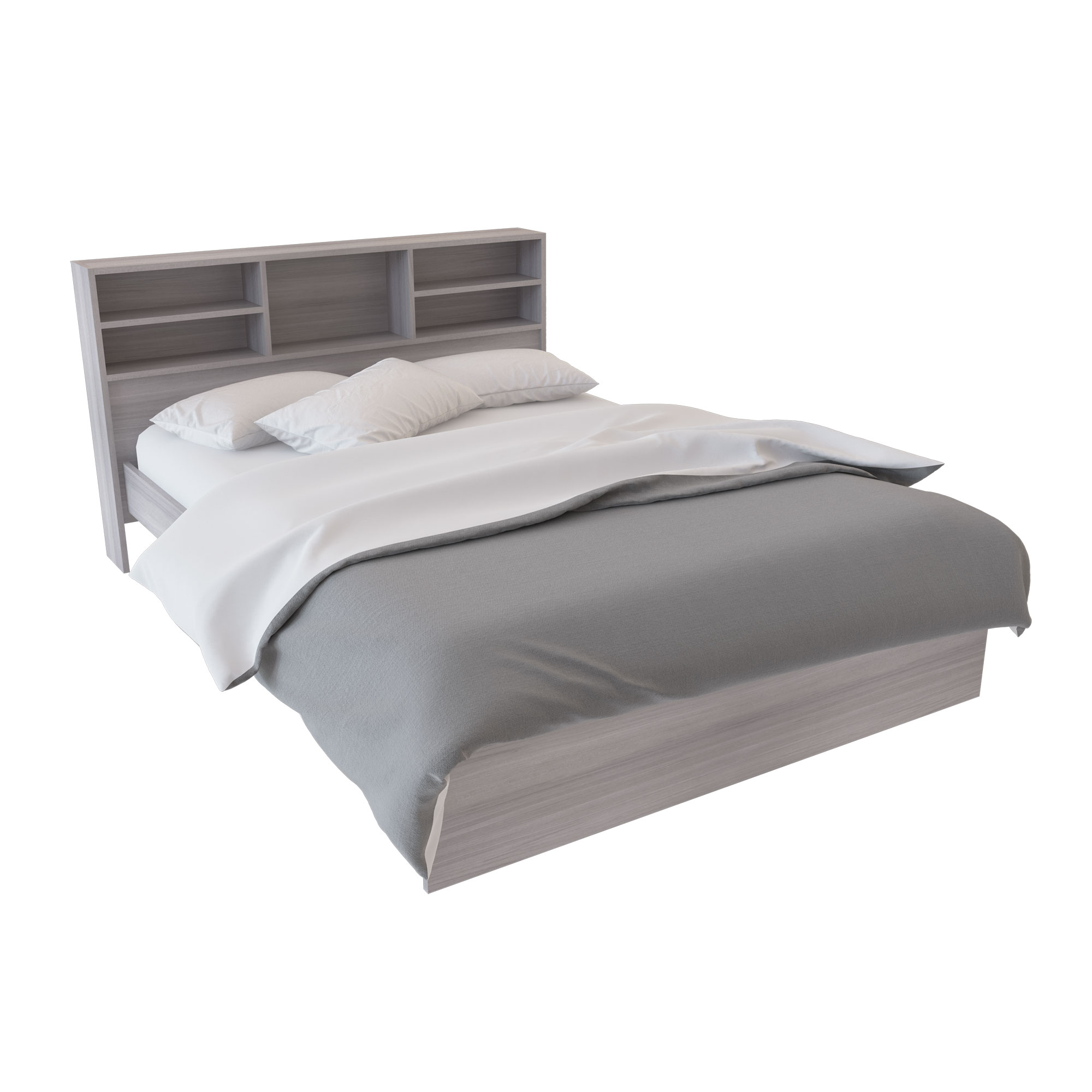 Cama 2 Plazas 90x211,5 Jacaranda Muebles Orlandi