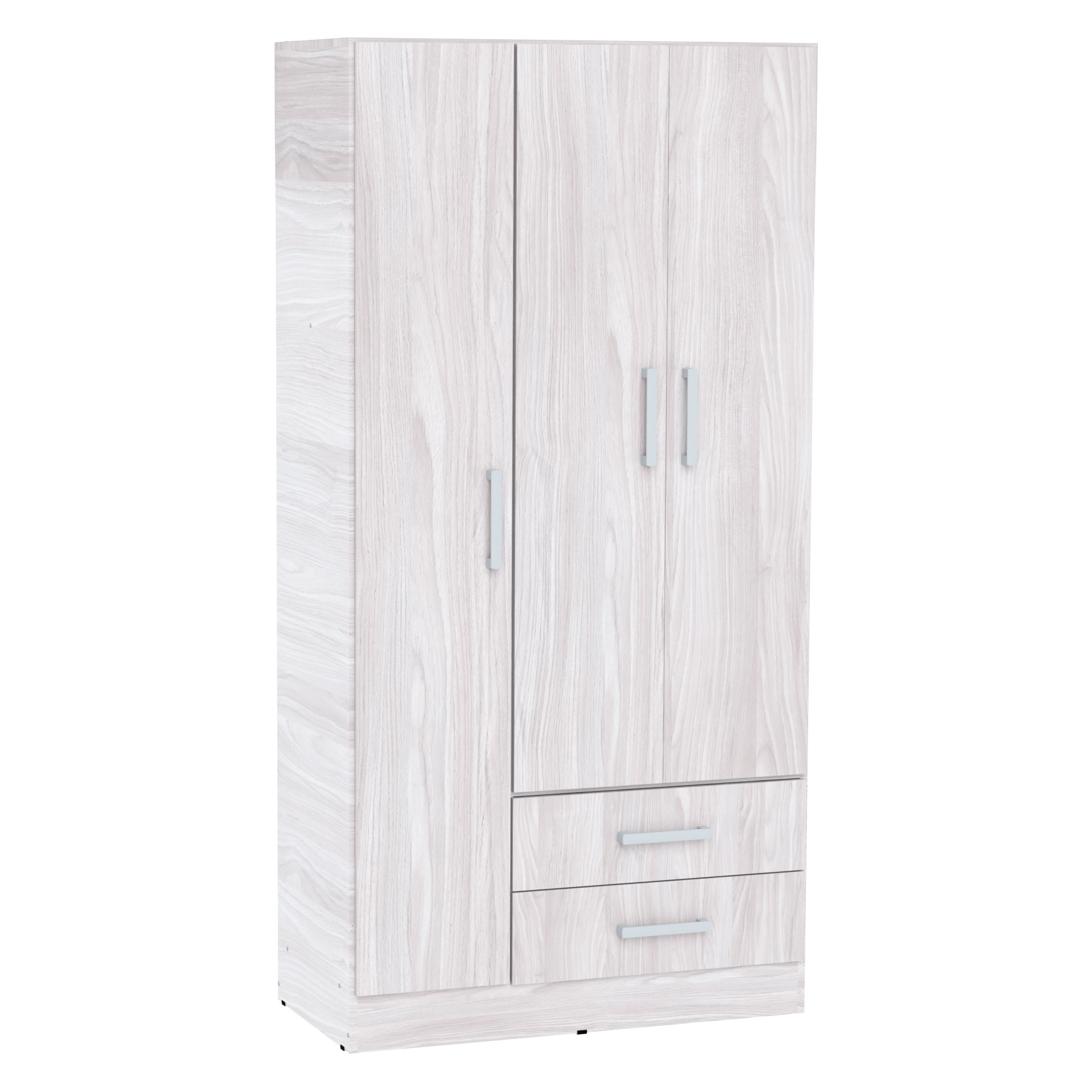 Placard Muebles Orlandi 3 Puertas 2 Cajones Jacaranda 3534
