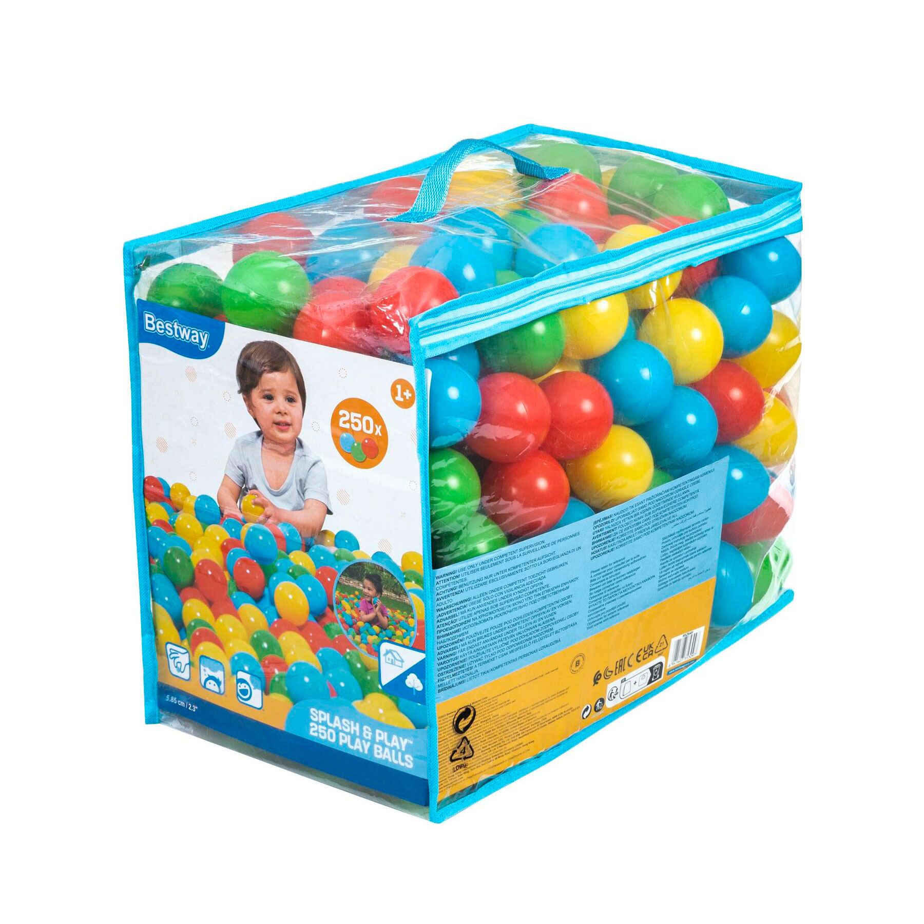 Juego de 250 Pelotas Bestway 5,85cm