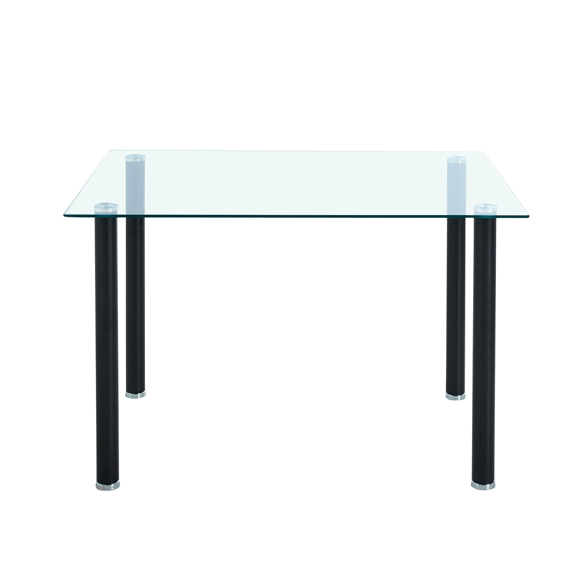 Mesa Rectangular de Vidrio 80 cm