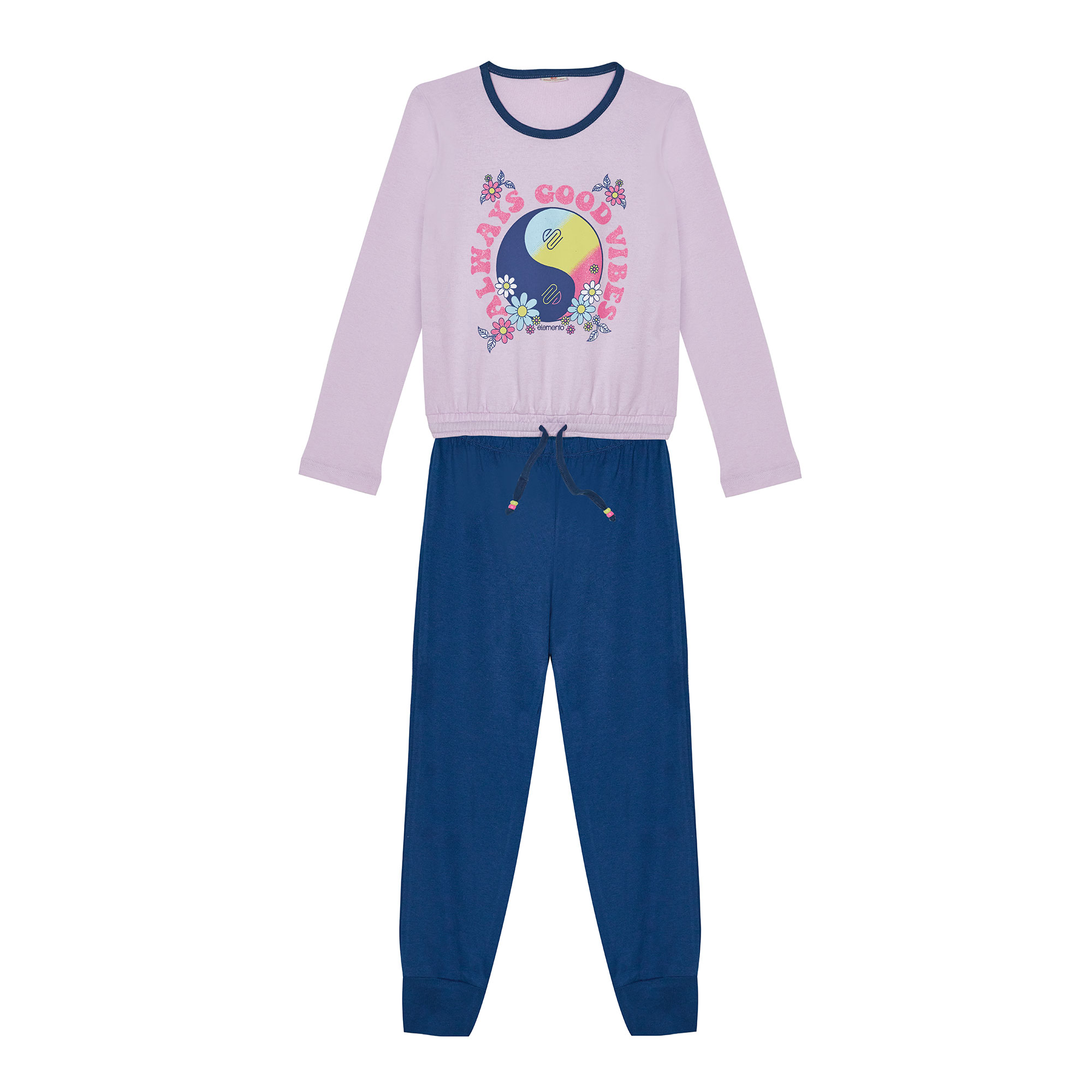 Pijama Niña Manga Larga Estampado Talle 2-16