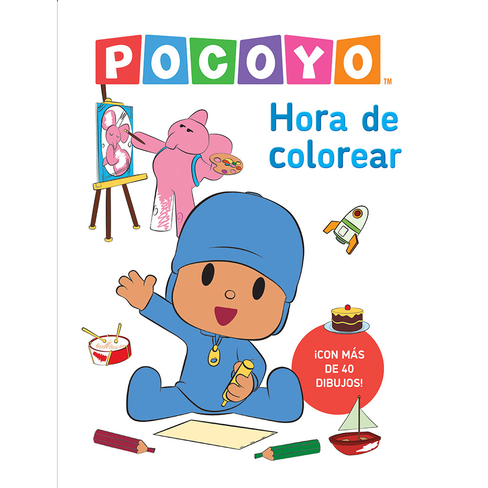 Libro Pocoyo. Hora De Colorear Autor Animaj