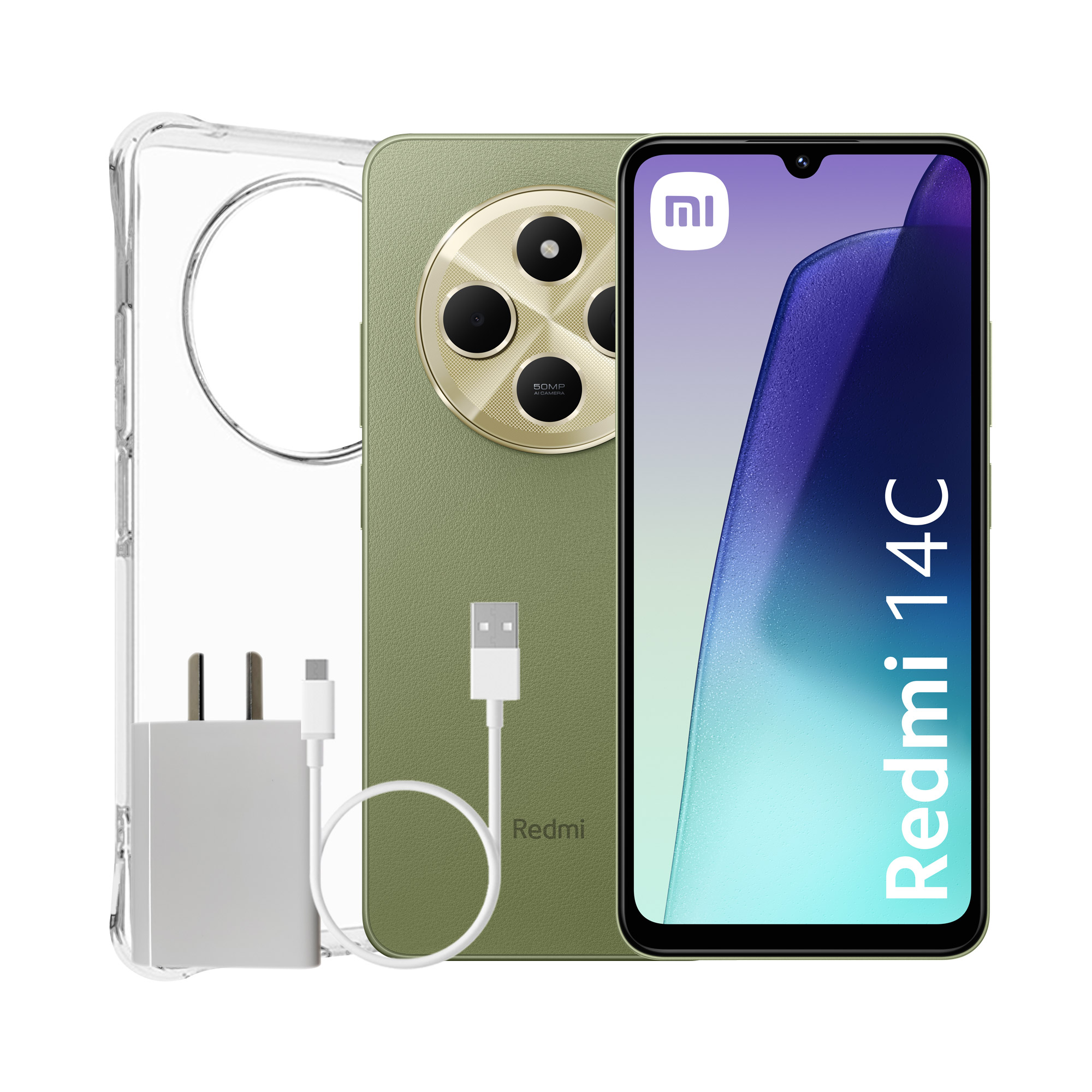 Celular Xiaomi Redmi 14C 128GB Verde