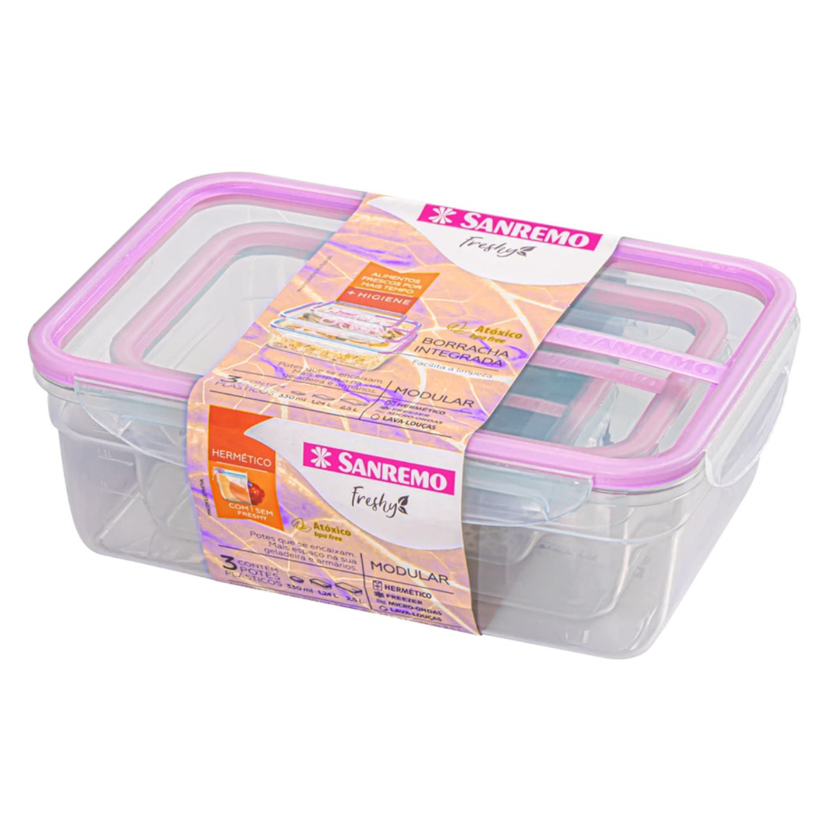 Set x3 Organizadores Herméticos Sanremo