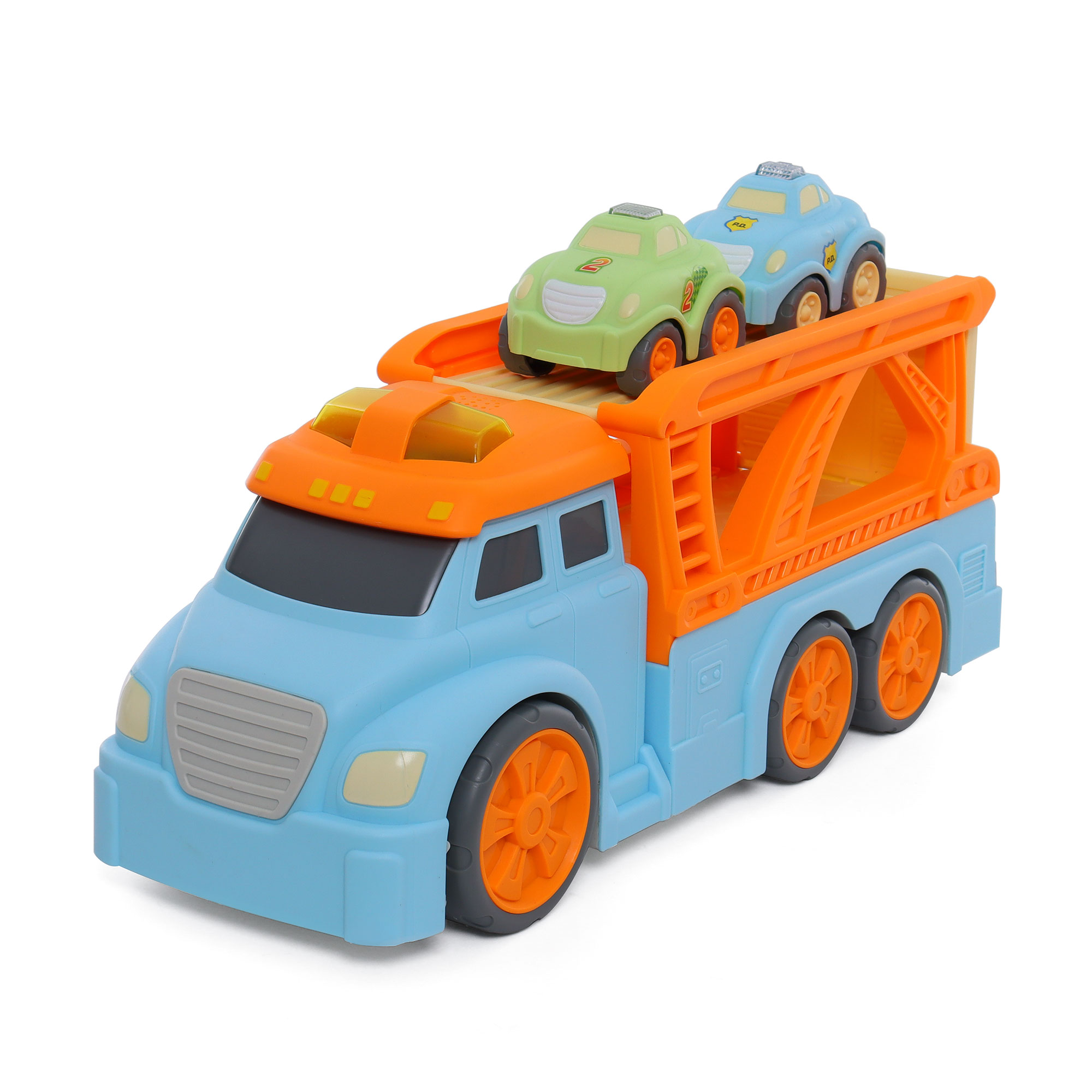 Camión Transporte con 2 Autos