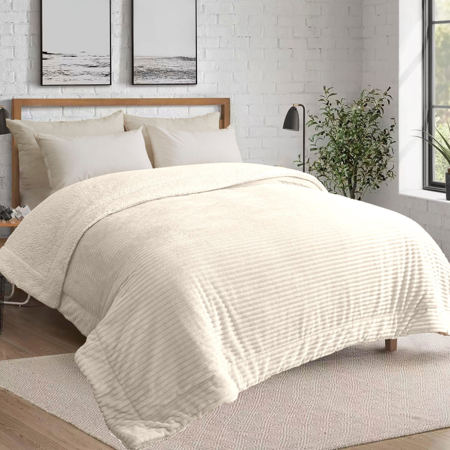 Acolchado Poliéster KVG Natural 290x245