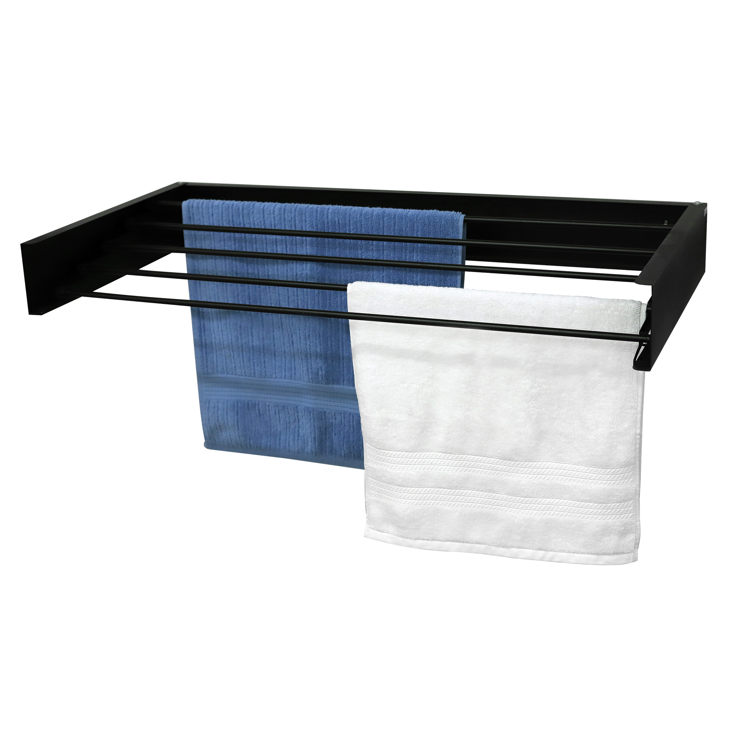 Tender de Pared Plegable Maxeb Negro