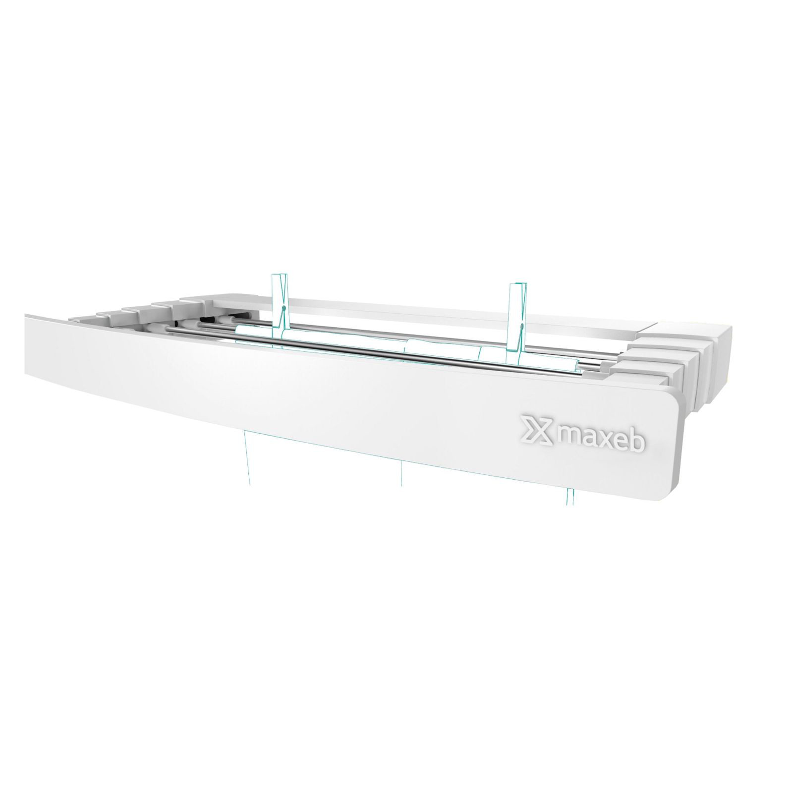 Tender de Pared Maxeb Blanco