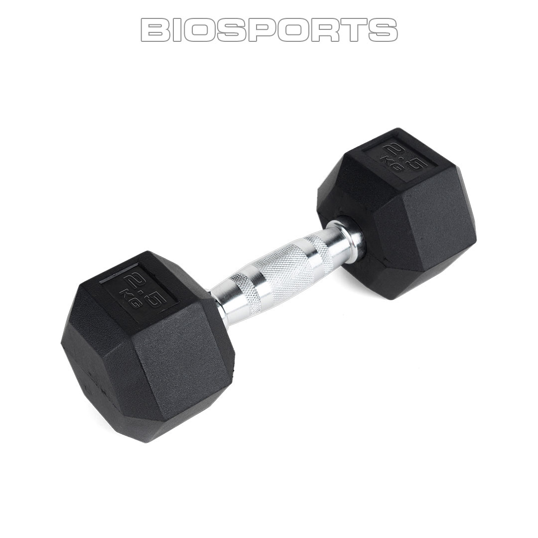 Mancuerna Hexagonal Biosports 2,5 Kg