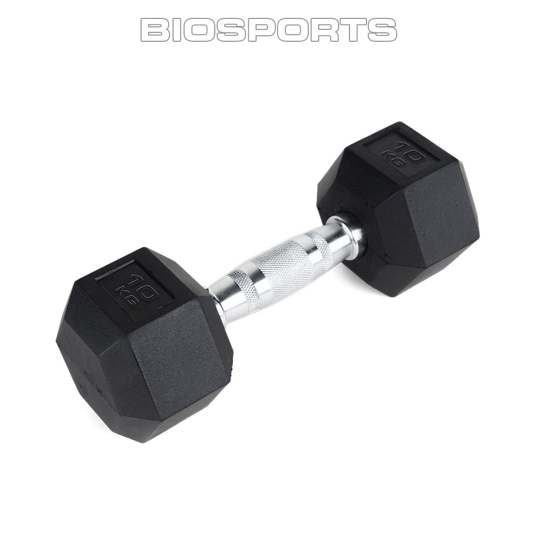 Mancuerna Hexagonal Biosports 10 Kg