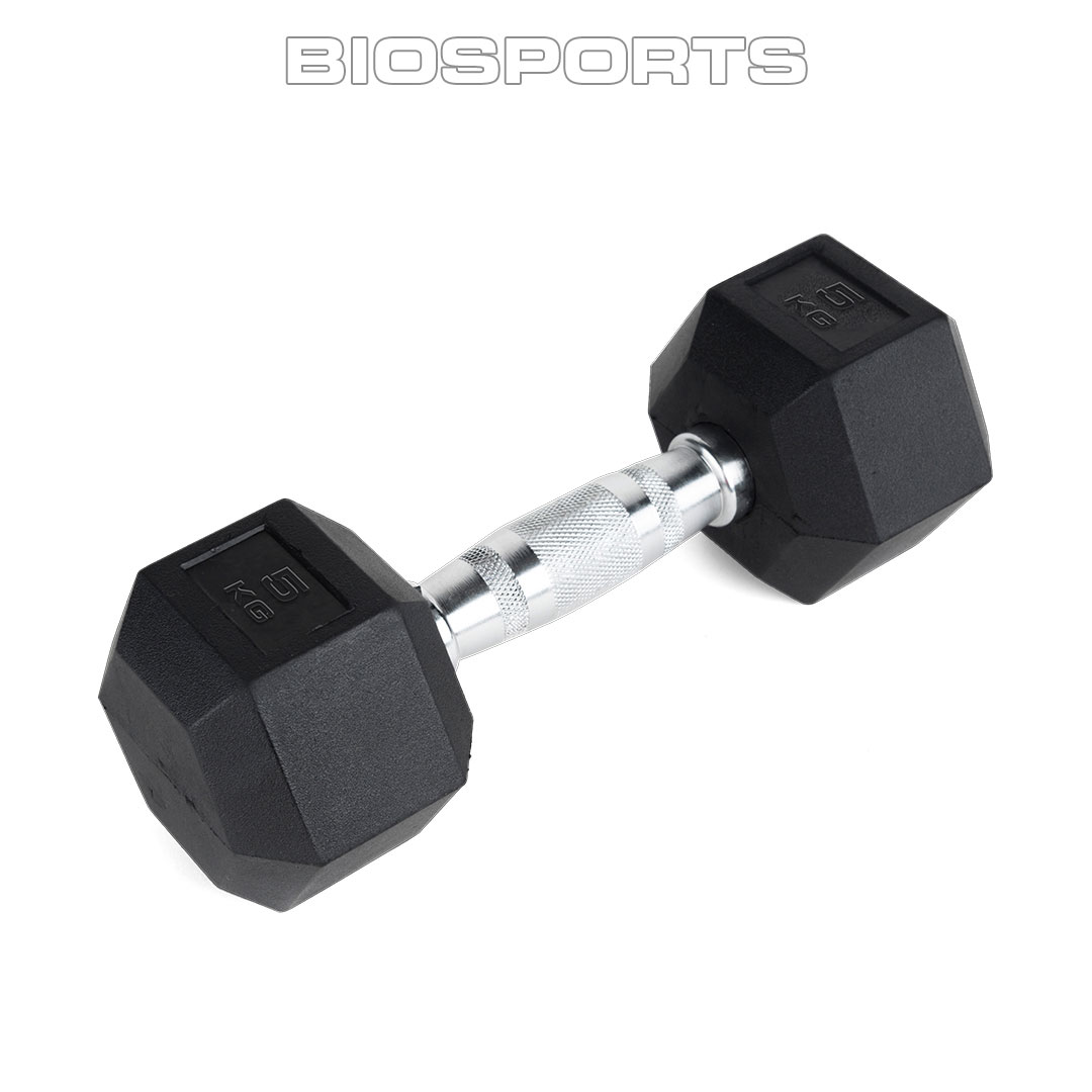 Mancuerna Hexagonal Biosports 5 Kg