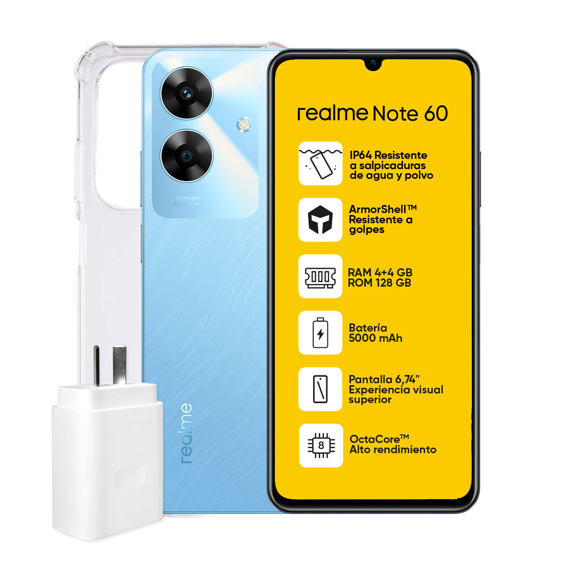 Celular Realme N60 128GB Azul