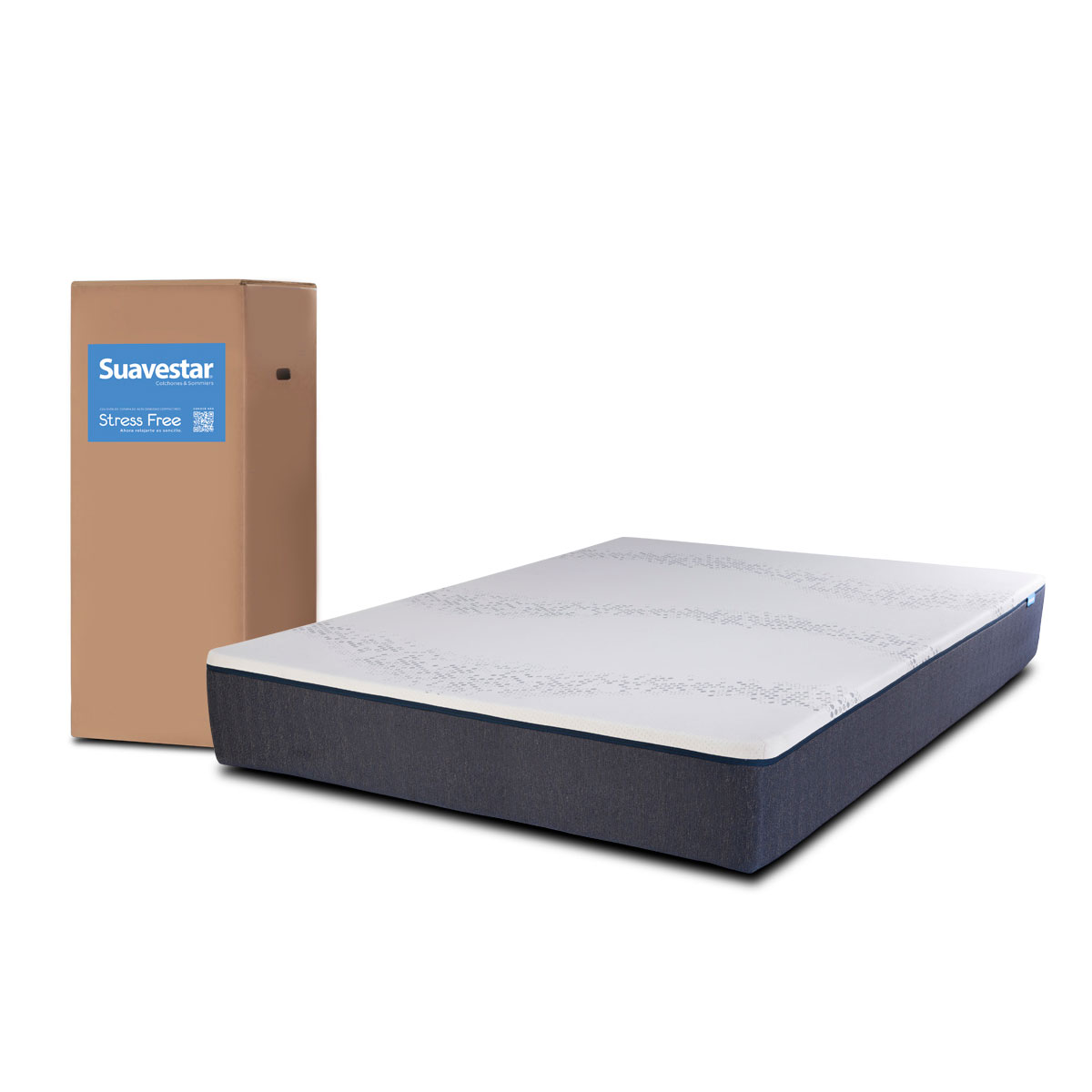 Colchón de Espuma 2 Plazas 190x140x21 Stress Free Suavestar