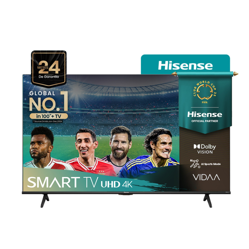 Tv 58" Hisense 4K UHD Vidaa 9158A64N