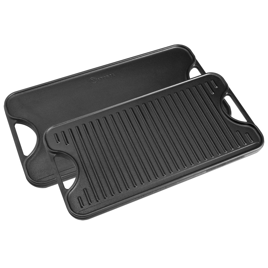 Plancha/Bifera Reversible Victoria Cast Iron 47x25 Cm