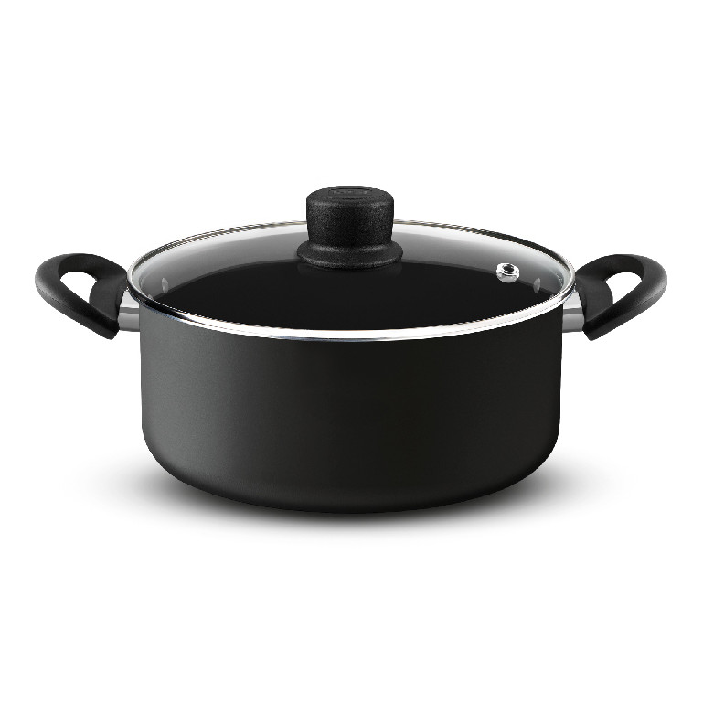 Cacerola Tefal Antiadherente Attrayant 24 Cm Negra