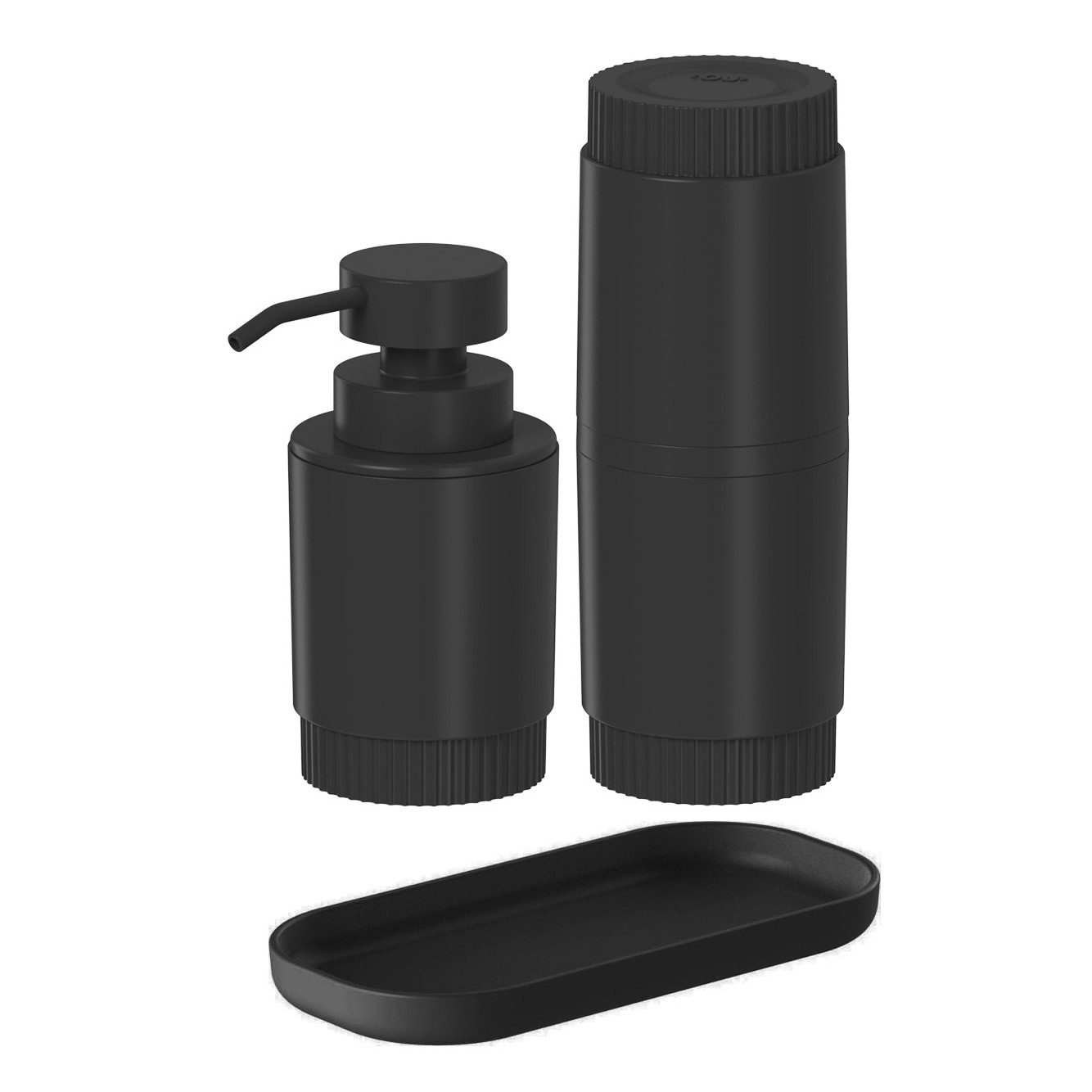 Kit de Baño x 3 Piezas OU Negro