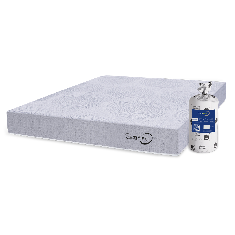 Colchón de Espuma 2 Plazas 140x190 Superflex