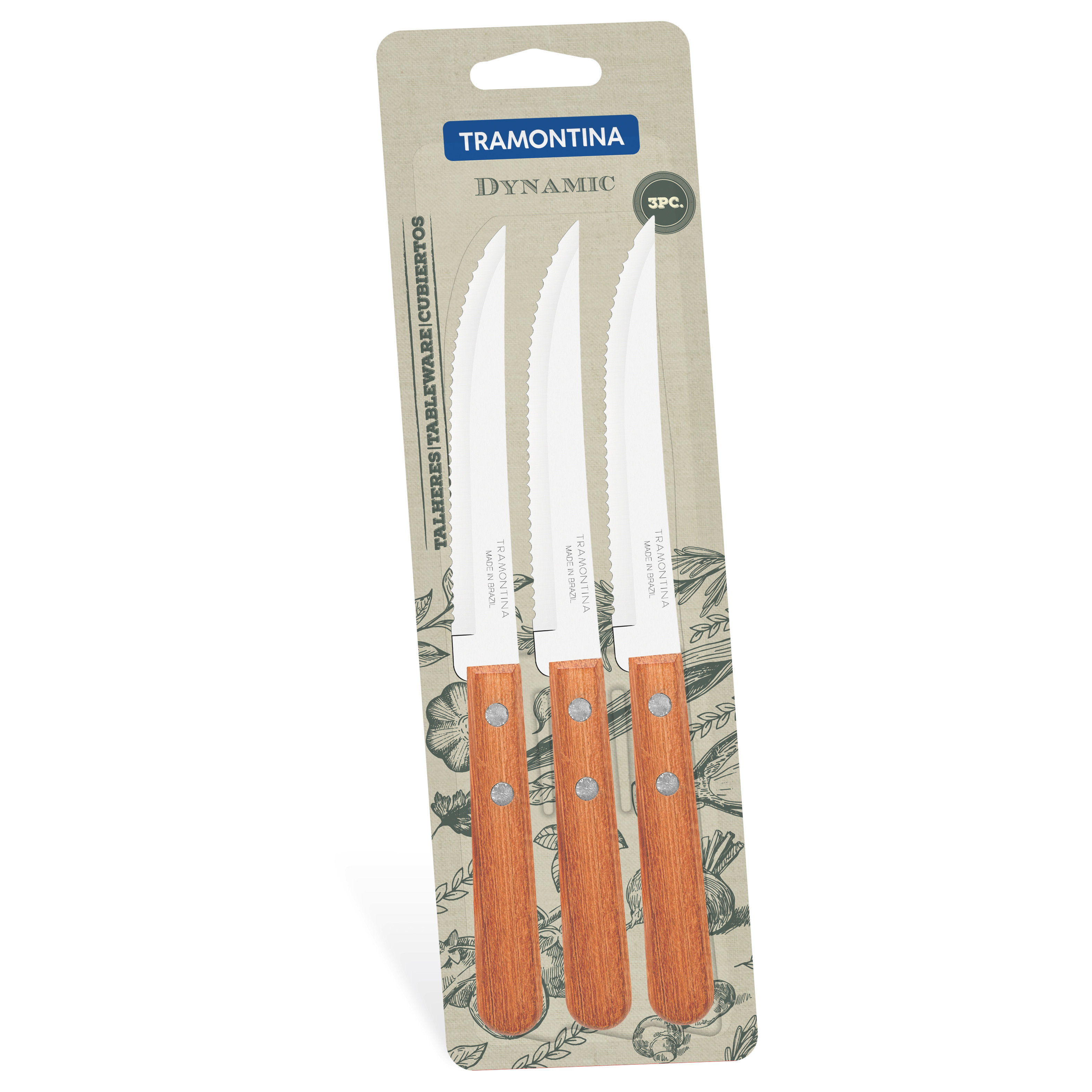 Set de Cuchillos Tramontina 3 Piezas