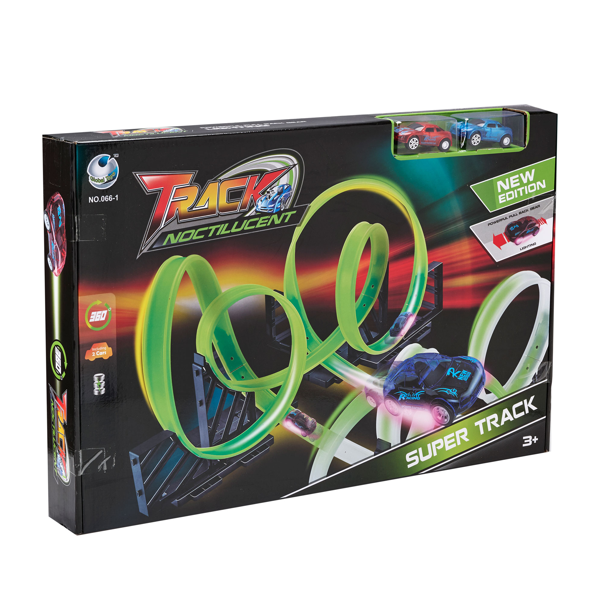 Pista Con Luz Pull Back