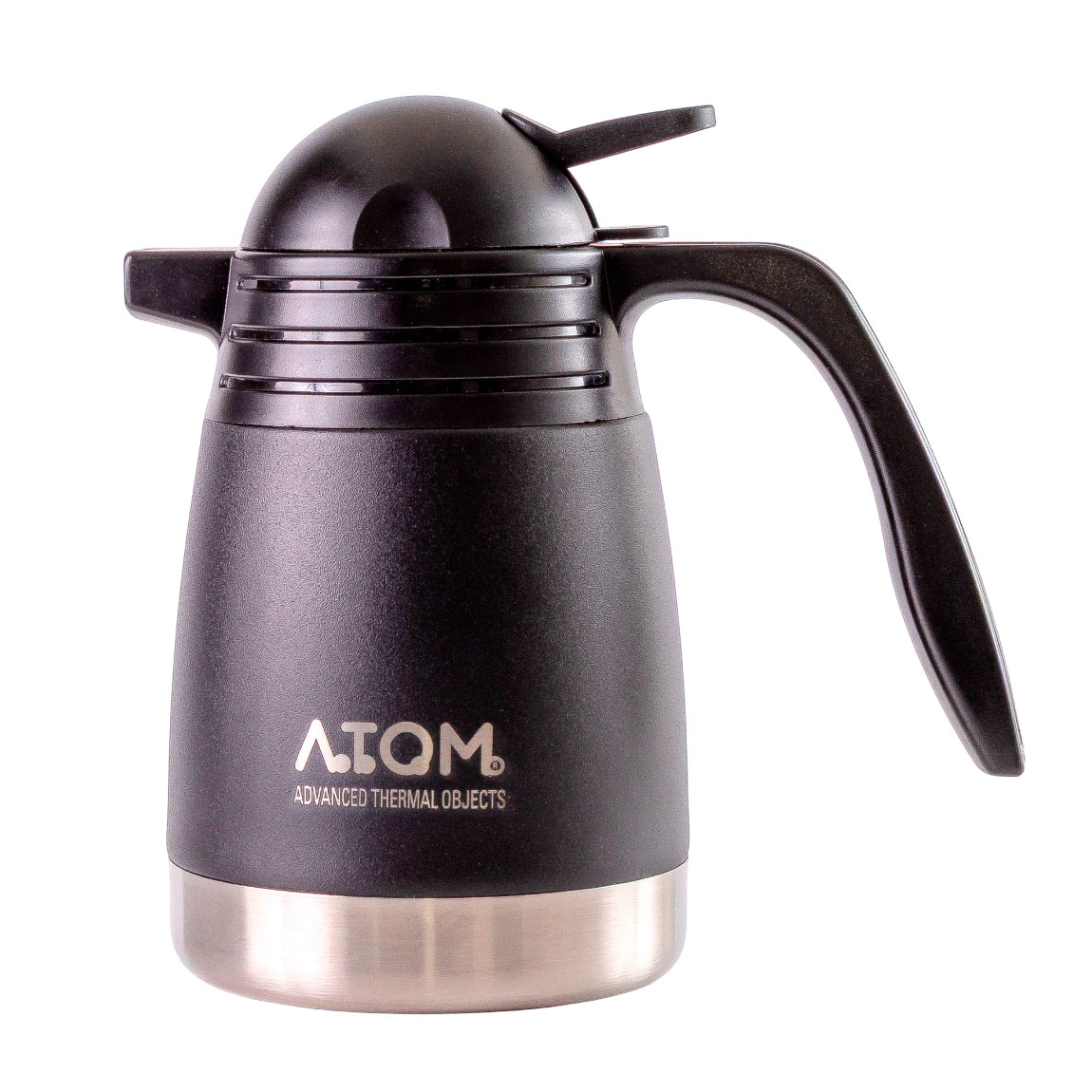 Jarrita Atom 600ml Acero Inoxidable Negra