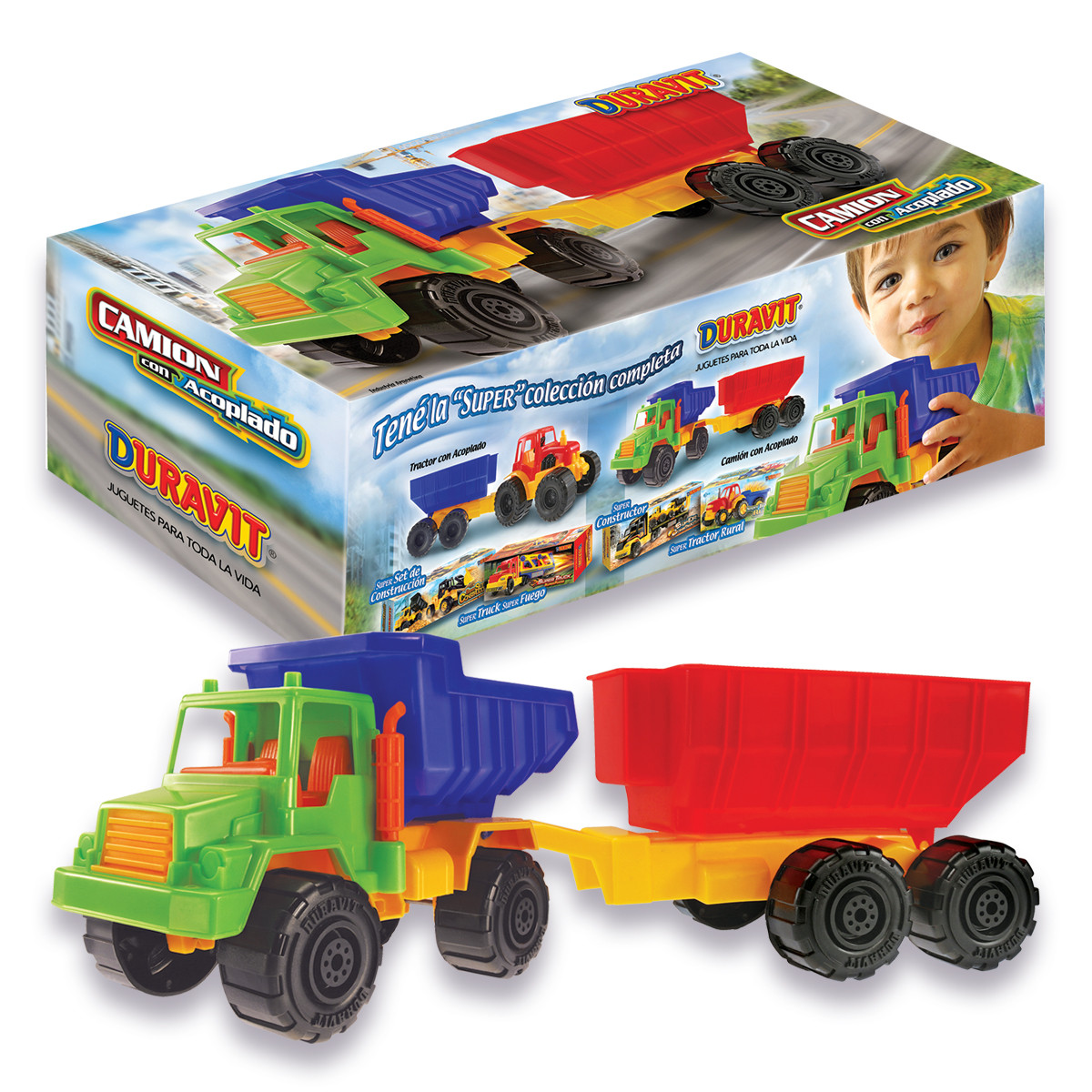 Camión de Plástico Chico con Volquete