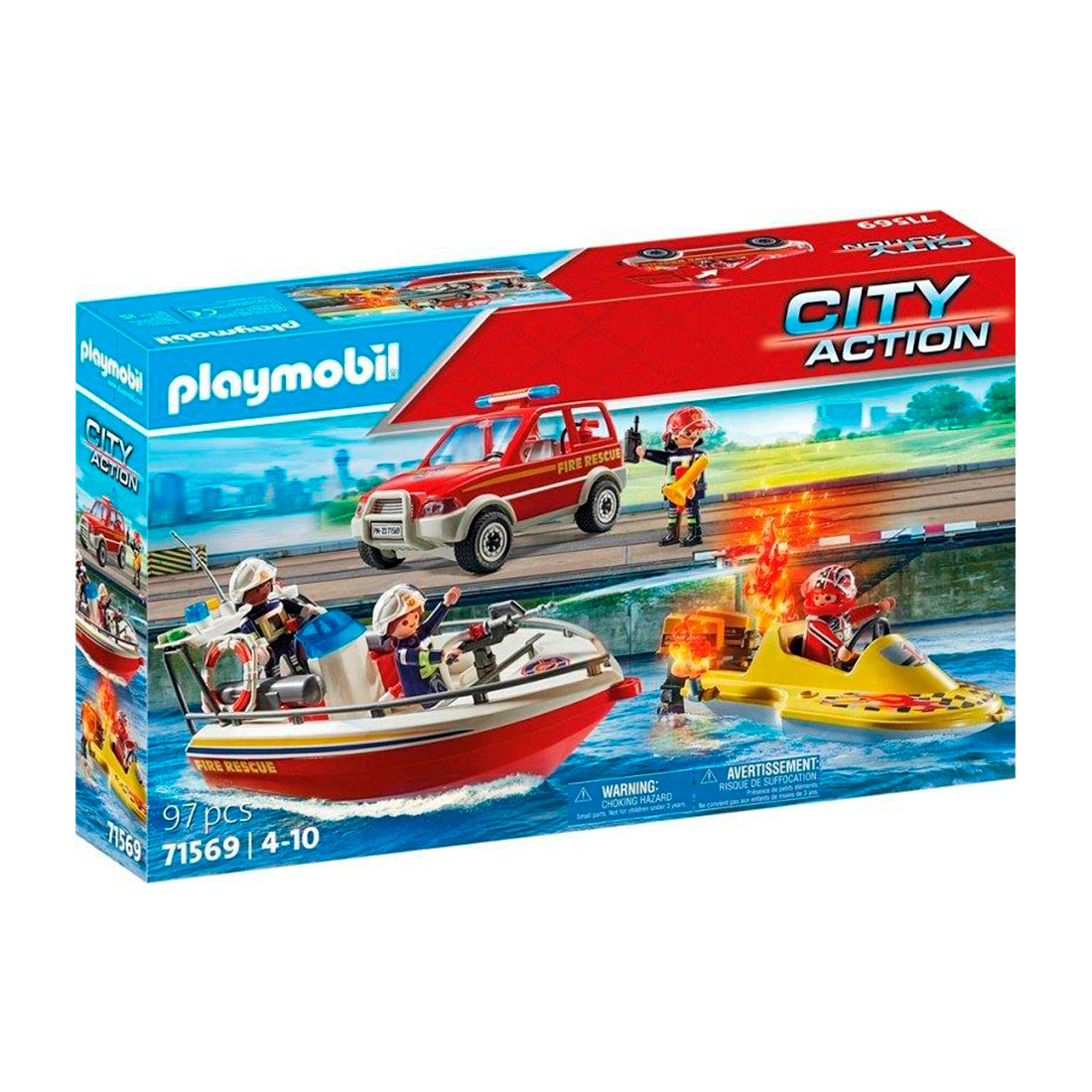 Misión De Bomberos En El Agua