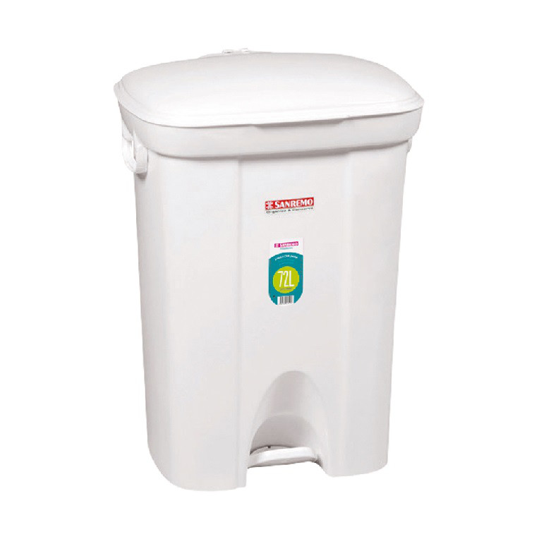 Cesto de Residuos Sanremo 72 Litros Blanco