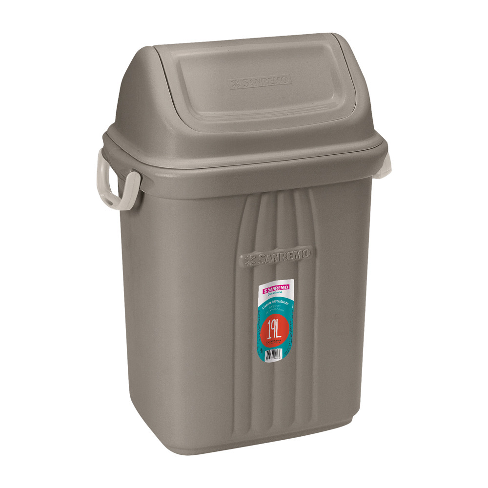 Cesto de Residuos Sanremo 19 Litros Negro