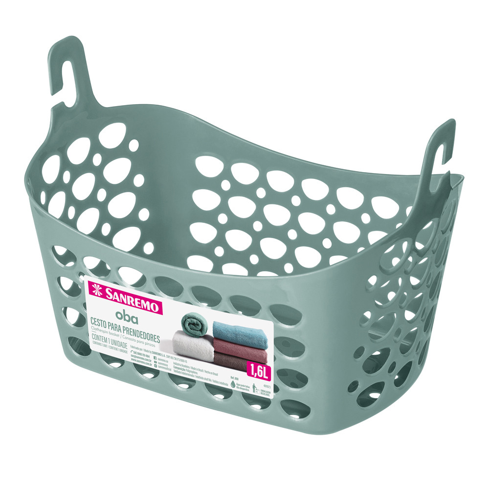 Canasta Organizadora Sanremo 1,6 Litros Verde