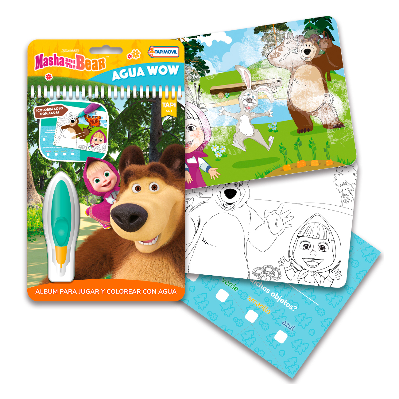 Libro Magico para Pintar con Agua Masha