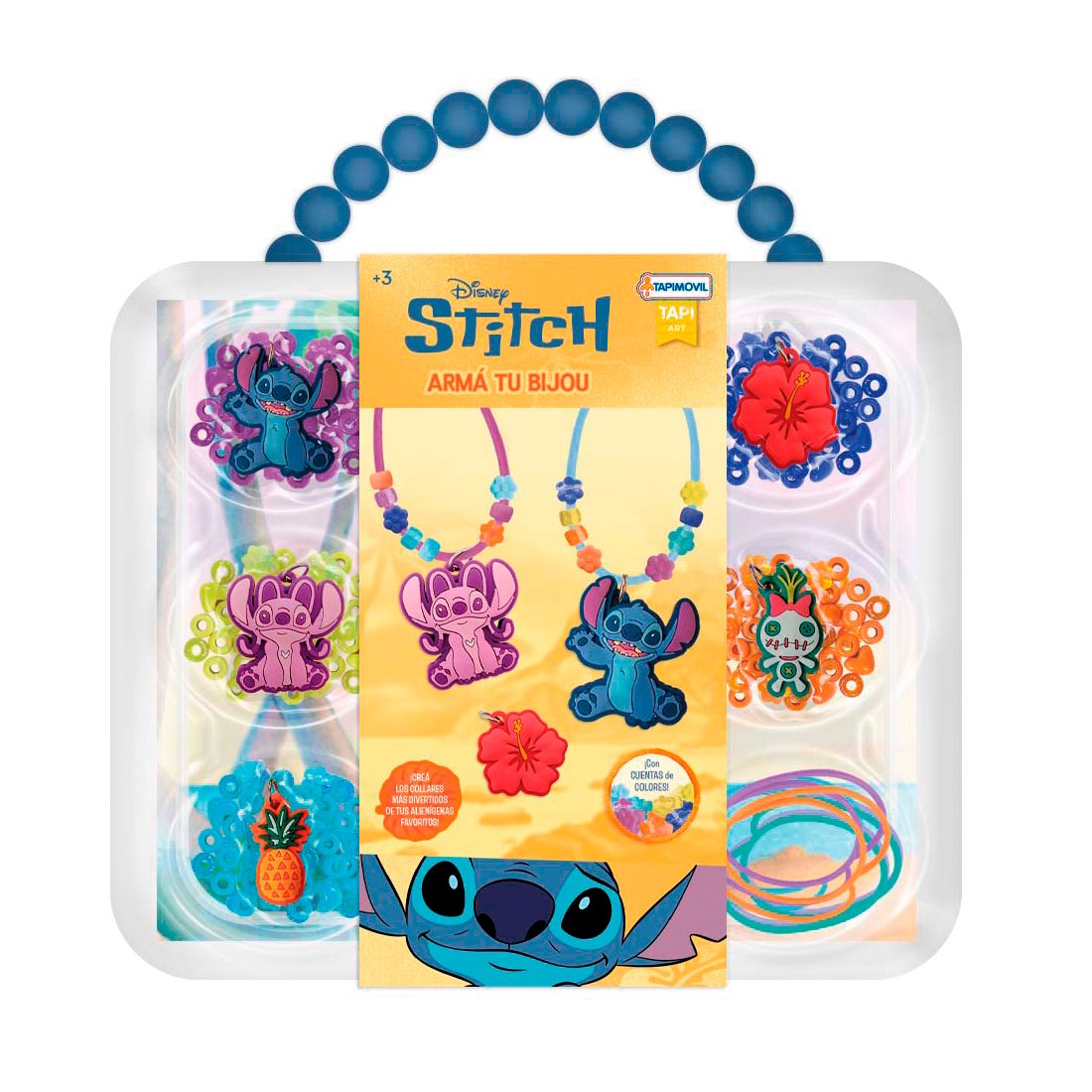 Valija Bijou Con Dijes De Stitch