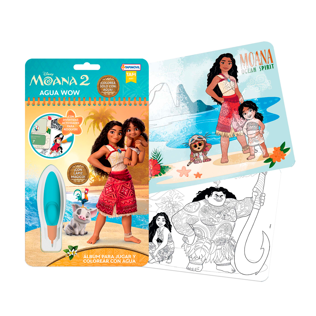 Libro Magico para Pint con Agua Moana